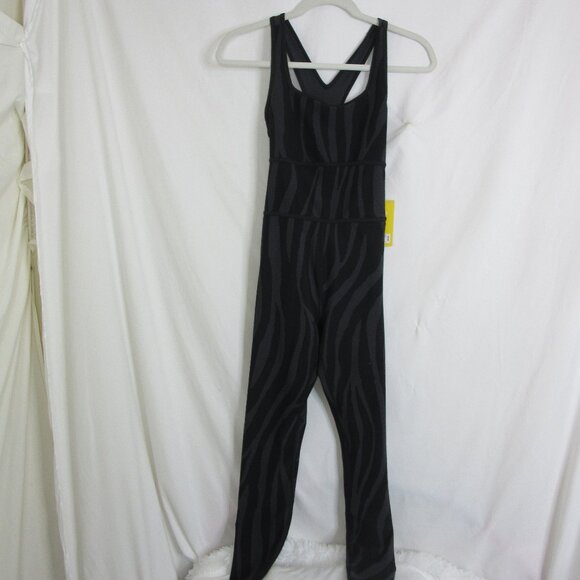 Diane Von Furstenberg Racerback Jumpsuit Unitard One Piece Black Size XXS NWT - Picture 3 of 10